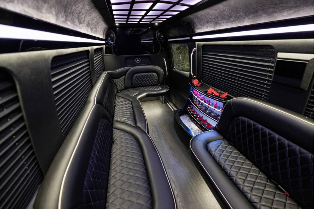 Mercedes Sprinter Limo Black 14 pass - Photo 3
