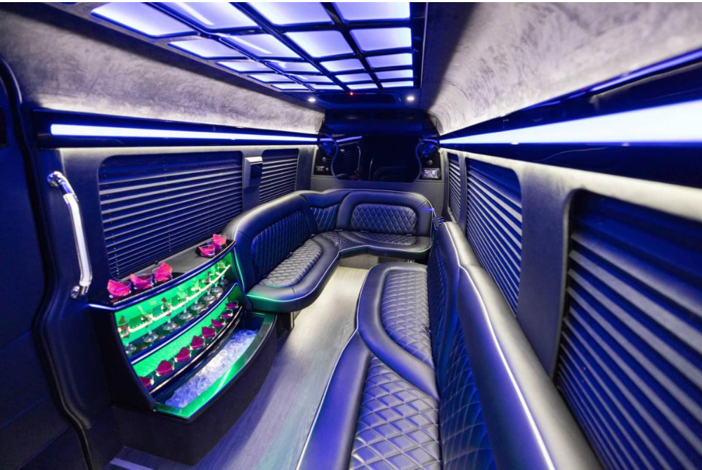 Mercedes Sprinter Limo Black 14 pass - Photo 4