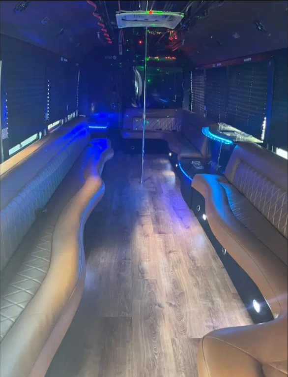 Party bus with pole 20-25 pass with bathroom - Photo 3