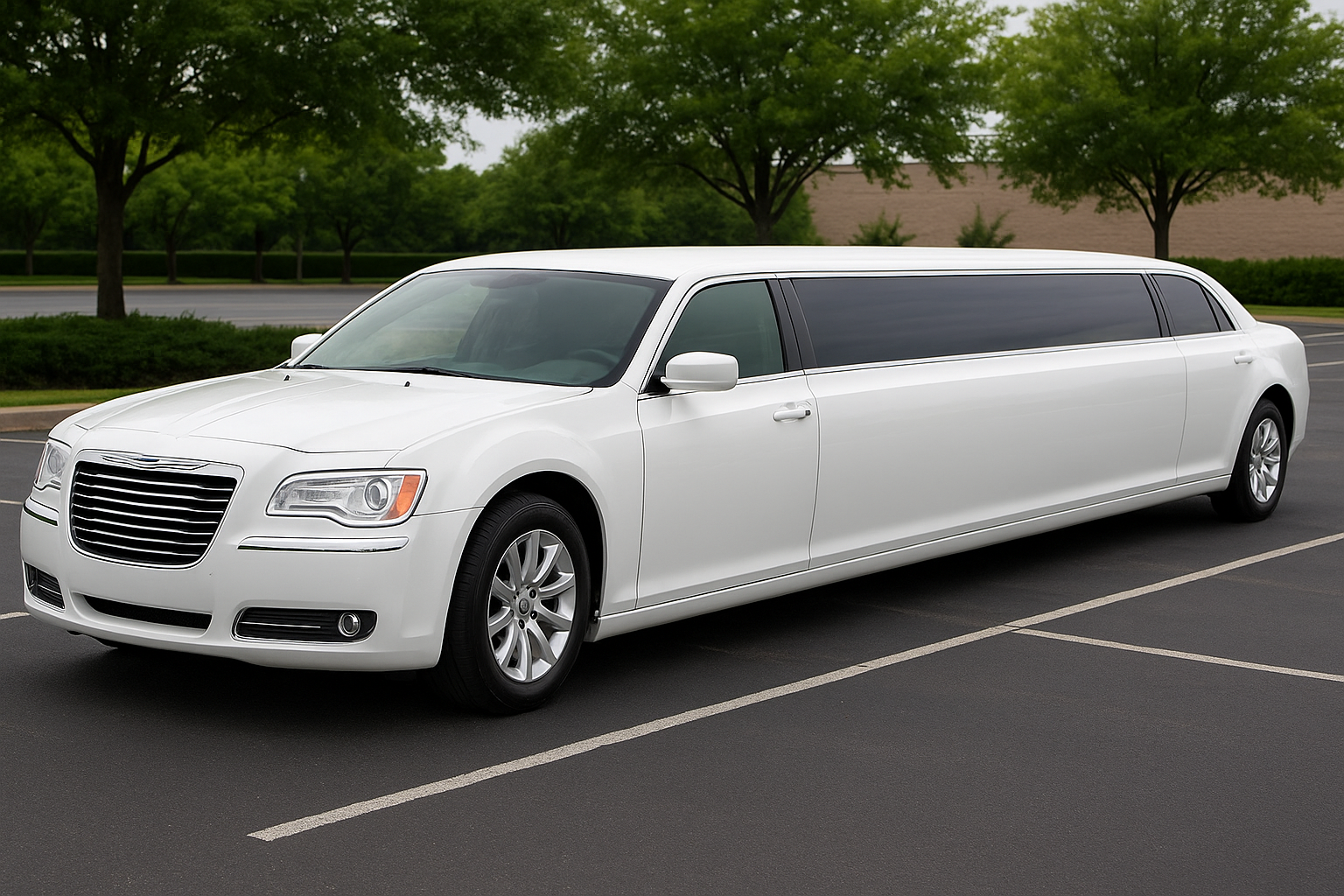 Chrysler 300 Stretch white